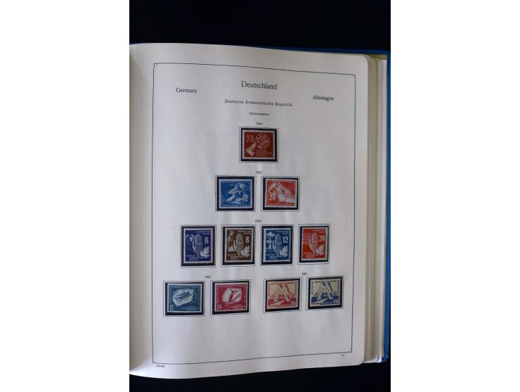1849/2000, umfangreiche ungebrauchte/postfrische und gestempelte Sammlung ab Altdeutschland über Deutsches Reich mit gutem Br