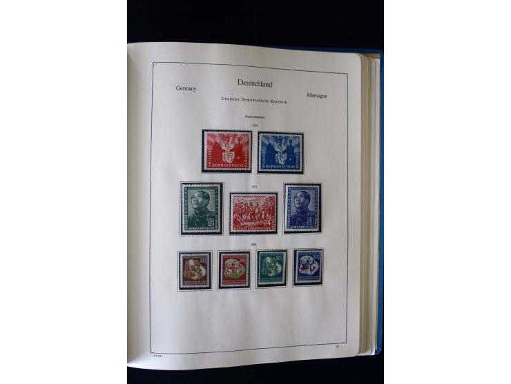 1849/2000, umfangreiche ungebrauchte/postfrische und gestempelte Sammlung ab Altdeutschland über Deutsches Reich mit gutem Br