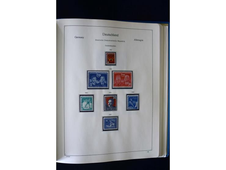 1849/2000, umfangreiche ungebrauchte/postfrische und gestempelte Sammlung ab Altdeutschland über Deutsches Reich mit gutem Br