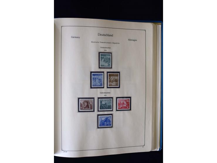 1849/2000, umfangreiche ungebrauchte/postfrische und gestempelte Sammlung ab Altdeutschland über Deutsches Reich mit gutem Br