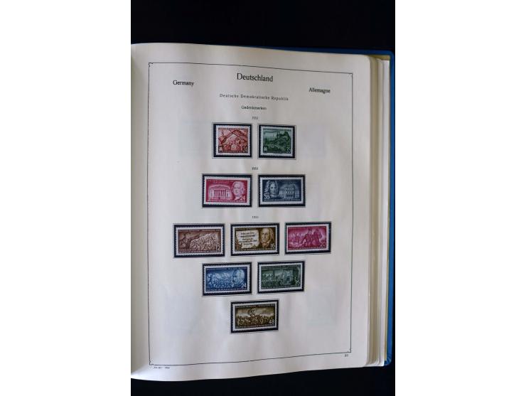 1849/2000, umfangreiche ungebrauchte/postfrische und gestempelte Sammlung ab Altdeutschland über Deutsches Reich mit gutem Br