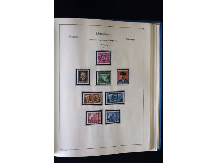 1849/2000, umfangreiche ungebrauchte/postfrische und gestempelte Sammlung ab Altdeutschland über Deutsches Reich mit gutem Br