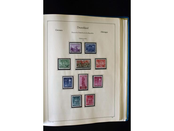 1849/2000, umfangreiche ungebrauchte/postfrische und gestempelte Sammlung ab Altdeutschland über Deutsches Reich mit gutem Br