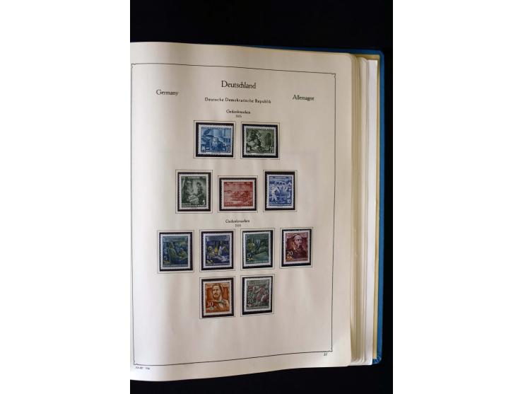1849/2000, umfangreiche ungebrauchte/postfrische und gestempelte Sammlung ab Altdeutschland über Deutsches Reich mit gutem Br