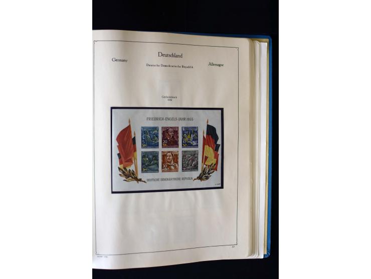 1849/2000, umfangreiche ungebrauchte/postfrische und gestempelte Sammlung ab Altdeutschland über Deutsches Reich mit gutem Br