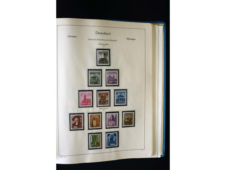 1849/2000, umfangreiche ungebrauchte/postfrische und gestempelte Sammlung ab Altdeutschland über Deutsches Reich mit gutem Br