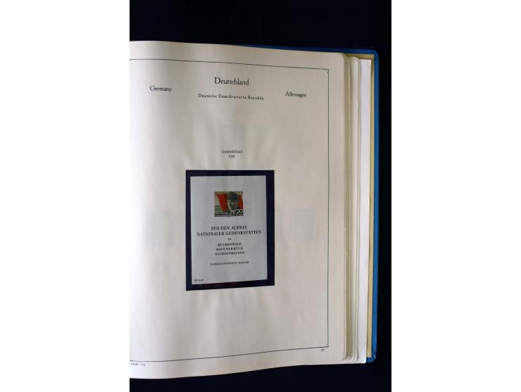 1849/2000, umfangreiche ungebrauchte/postfrische und gestempelte Sammlung ab Altdeutschland über Deutsches Reich mit gutem Br