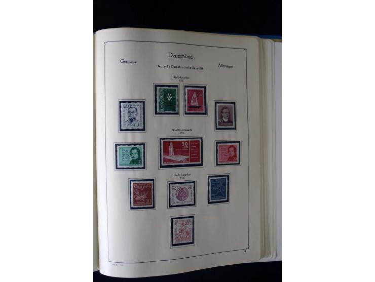 1849/2000, umfangreiche ungebrauchte/postfrische und gestempelte Sammlung ab Altdeutschland über Deutsches Reich mit gutem Br