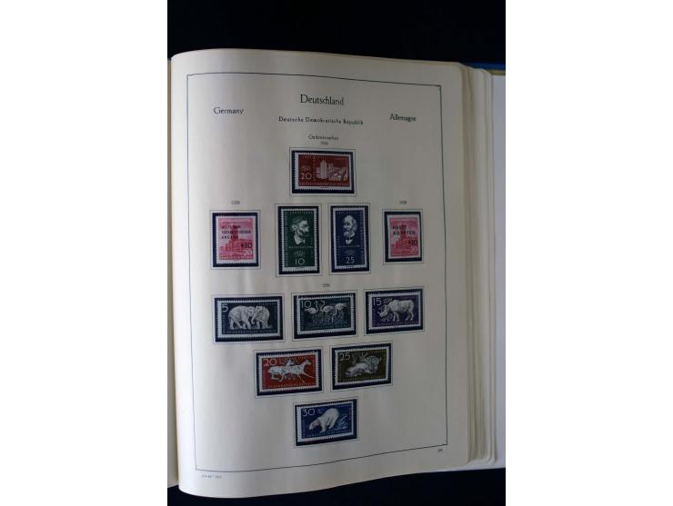 1849/2000, umfangreiche ungebrauchte/postfrische und gestempelte Sammlung ab Altdeutschland über Deutsches Reich mit gutem Br