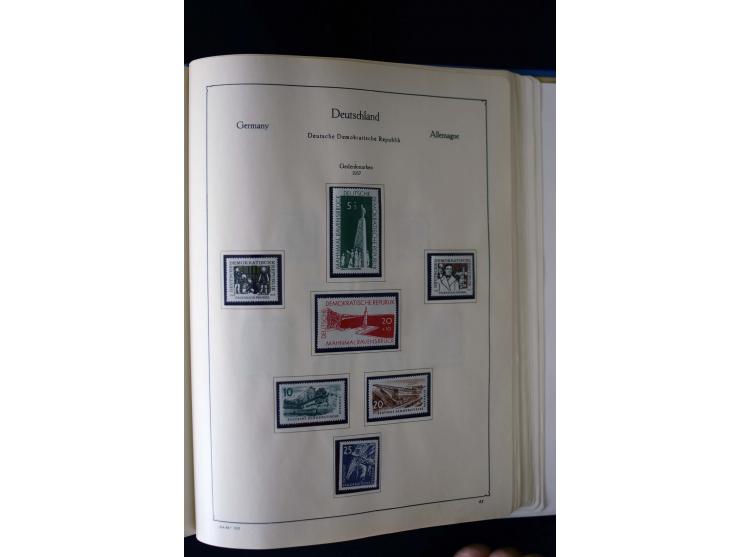 1849/2000, umfangreiche ungebrauchte/postfrische und gestempelte Sammlung ab Altdeutschland über Deutsches Reich mit gutem Br