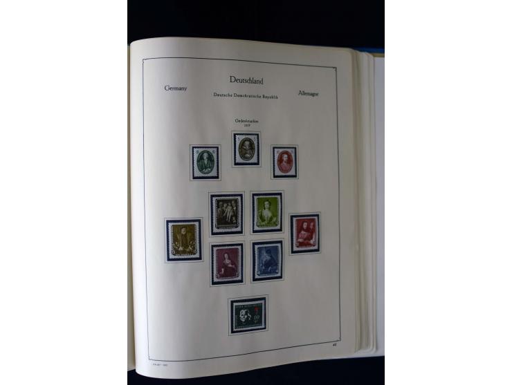 1849/2000, umfangreiche ungebrauchte/postfrische und gestempelte Sammlung ab Altdeutschland über Deutsches Reich mit gutem Br