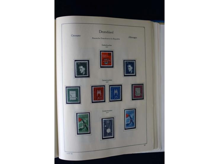 1849/2000, umfangreiche ungebrauchte/postfrische und gestempelte Sammlung ab Altdeutschland über Deutsches Reich mit gutem Br