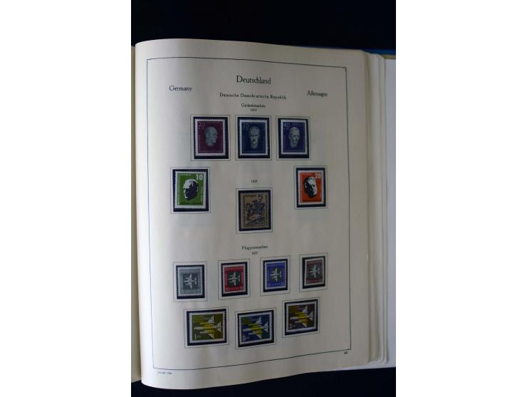 1849/2000, umfangreiche ungebrauchte/postfrische und gestempelte Sammlung ab Altdeutschland über Deutsches Reich mit gutem Br