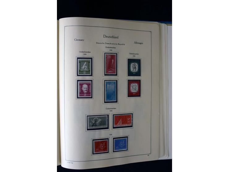 1849/2000, umfangreiche ungebrauchte/postfrische und gestempelte Sammlung ab Altdeutschland über Deutsches Reich mit gutem Br