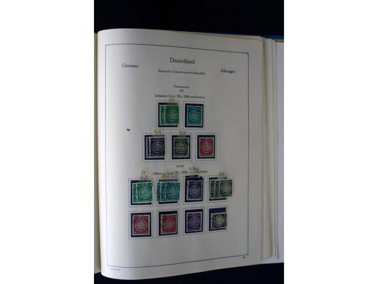 1849/2000, umfangreiche ungebrauchte/postfrische und gestempelte Sammlung ab Altdeutschland über Deutsches Reich mit gutem Br