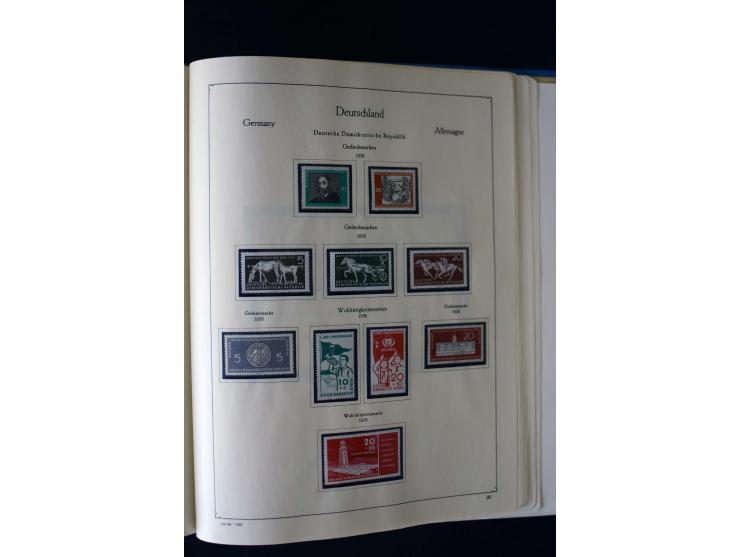 1849/2000, umfangreiche ungebrauchte/postfrische und gestempelte Sammlung ab Altdeutschland über Deutsches Reich mit gutem Br