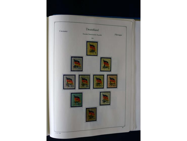 1849/2000, umfangreiche ungebrauchte/postfrische und gestempelte Sammlung ab Altdeutschland über Deutsches Reich mit gutem Br