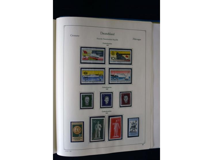 1849/2000, umfangreiche ungebrauchte/postfrische und gestempelte Sammlung ab Altdeutschland über Deutsches Reich mit gutem Br