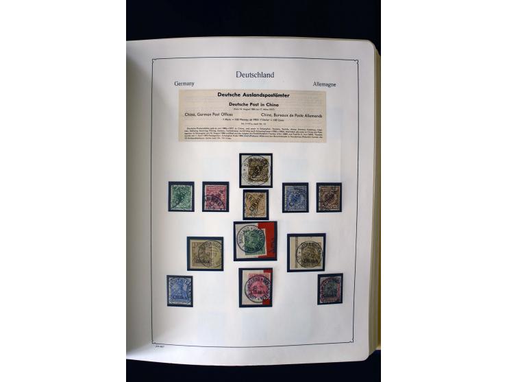 1849/2000, umfangreiche ungebrauchte/postfrische und gestempelte Sammlung ab Altdeutschland über Deutsches Reich mit gutem Br