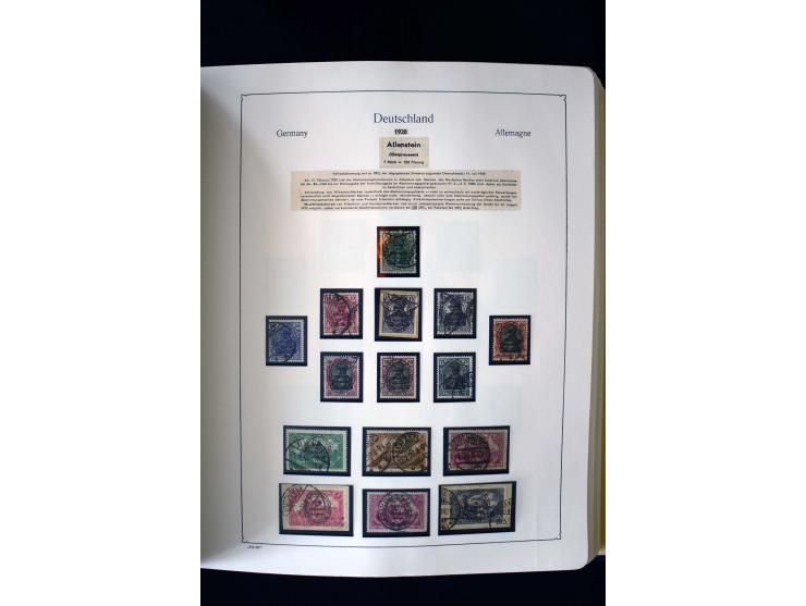1849/2000, umfangreiche ungebrauchte/postfrische und gestempelte Sammlung ab Altdeutschland über Deutsches Reich mit gutem Br