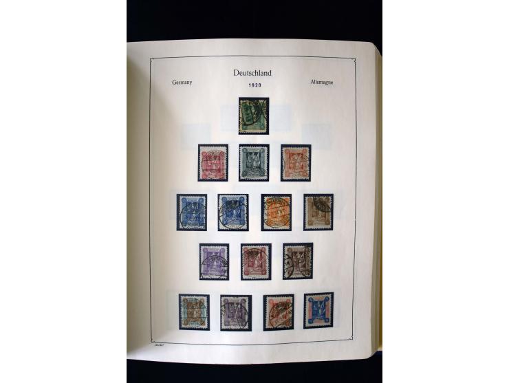 1849/2000, umfangreiche ungebrauchte/postfrische und gestempelte Sammlung ab Altdeutschland über Deutsches Reich mit gutem Br