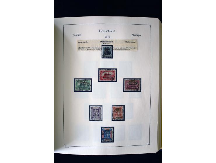 1849/2000, umfangreiche ungebrauchte/postfrische und gestempelte Sammlung ab Altdeutschland über Deutsches Reich mit gutem Br