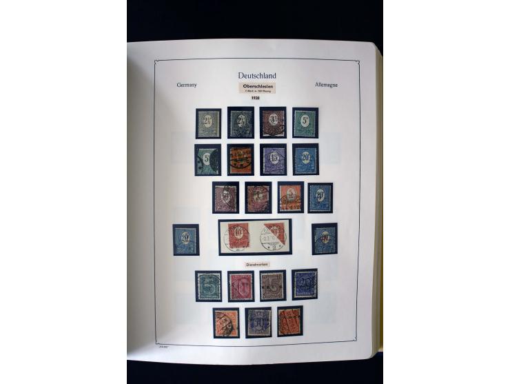 1849/2000, umfangreiche ungebrauchte/postfrische und gestempelte Sammlung ab Altdeutschland über Deutsches Reich mit gutem Br