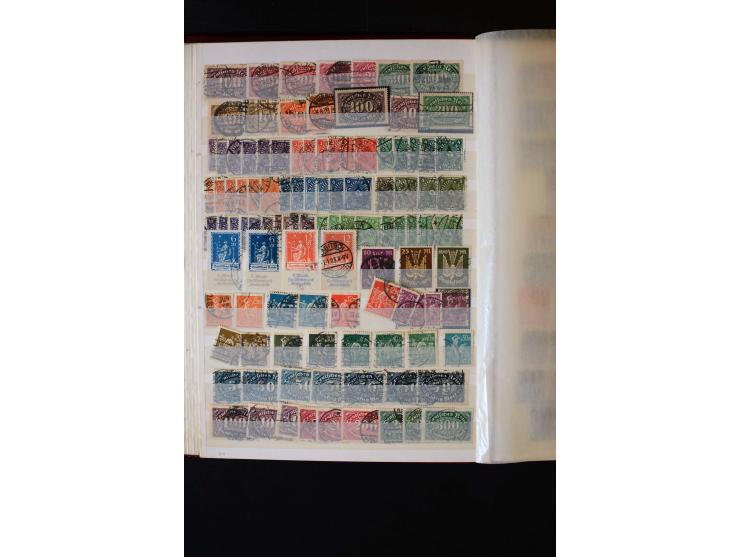 1850/98, gestempelte und ungebraucht/postfrisch Sammlung ab Altdeutschland über Deutsches Reich ab Brustschilden mit besseren