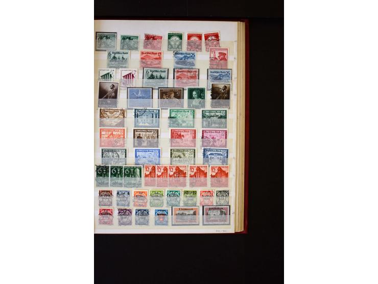 1850/98, gestempelte und ungebraucht/postfrisch Sammlung ab Altdeutschland über Deutsches Reich ab Brustschilden mit besseren