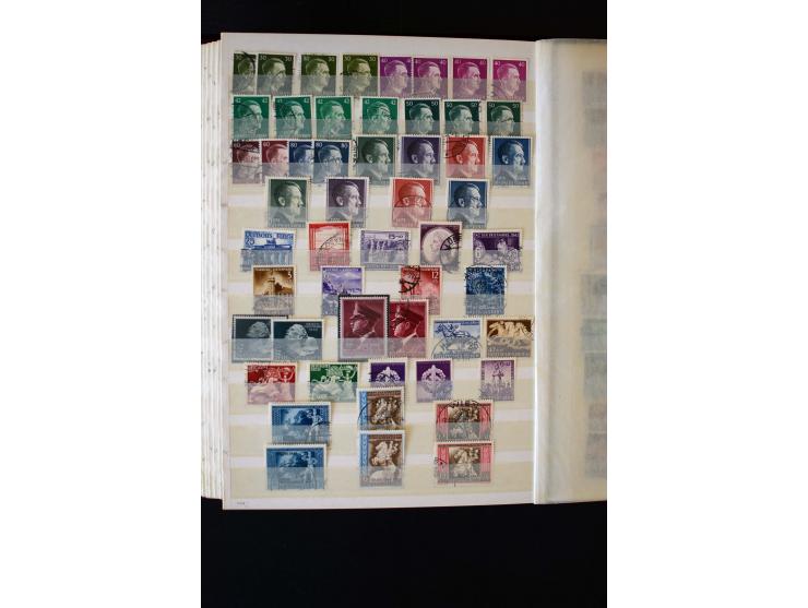 1850/98, gestempelte und ungebraucht/postfrisch Sammlung ab Altdeutschland über Deutsches Reich ab Brustschilden mit besseren