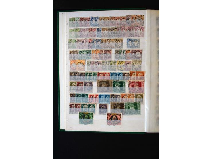 1850/98, gestempelte und ungebraucht/postfrisch Sammlung ab Altdeutschland über Deutsches Reich ab Brustschilden mit besseren