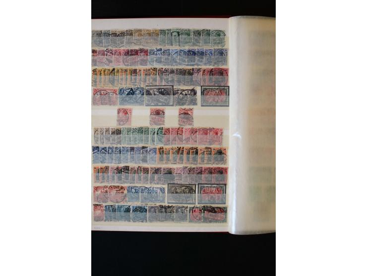 1850/98, gestempelte und ungebraucht/postfrisch Sammlung ab Altdeutschland über Deutsches Reich ab Brustschilden mit besseren