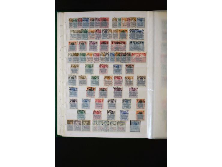 1850/98, gestempelte und ungebraucht/postfrisch Sammlung ab Altdeutschland über Deutsches Reich ab Brustschilden mit besseren