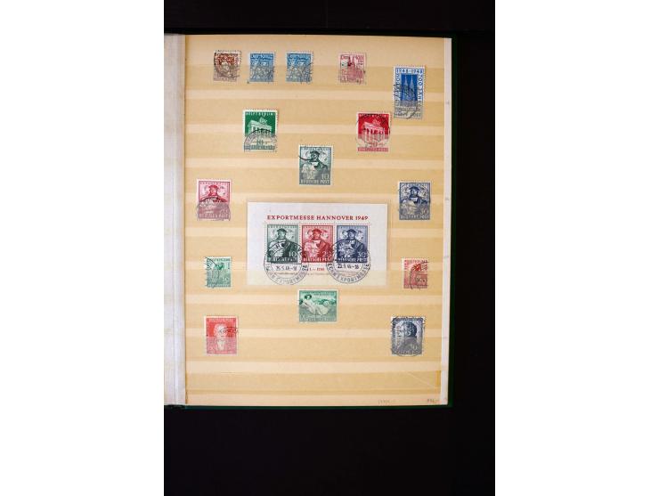 1850/98, gestempelte und ungebraucht/postfrisch Sammlung ab Altdeutschland über Deutsches Reich ab Brustschilden mit besseren