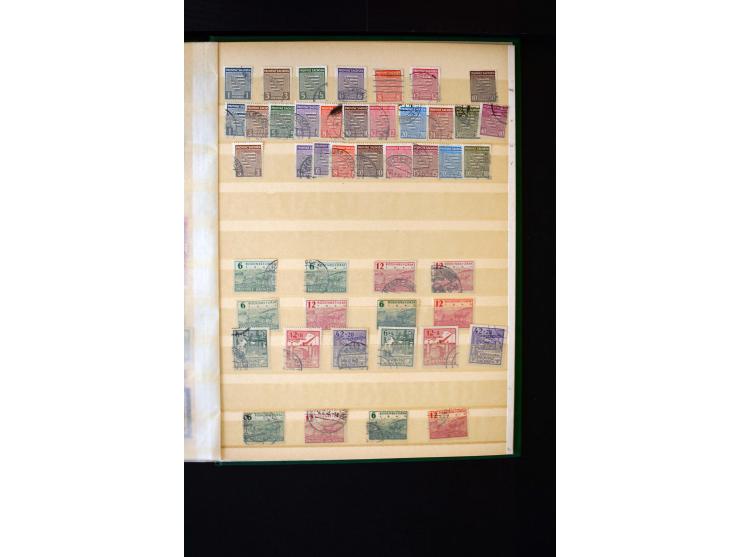 1850/98, gestempelte und ungebraucht/postfrisch Sammlung ab Altdeutschland über Deutsches Reich ab Brustschilden mit besseren