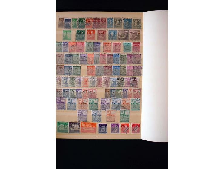 1850/98, gestempelte und ungebraucht/postfrisch Sammlung ab Altdeutschland über Deutsches Reich ab Brustschilden mit besseren