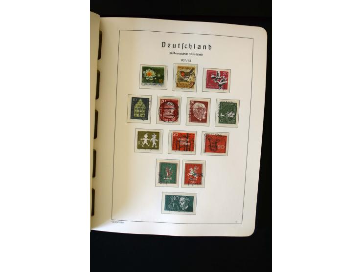 1850/98, gestempelte und ungebraucht/postfrisch Sammlung ab Altdeutschland über Deutsches Reich ab Brustschilden mit besseren