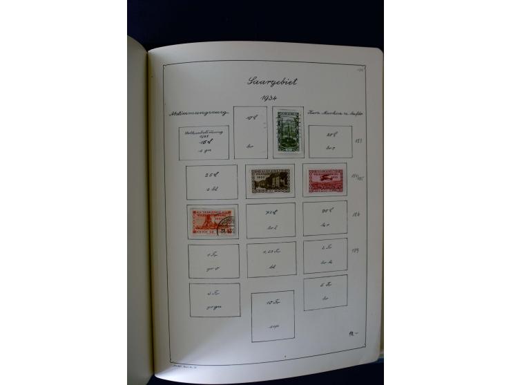 1850/1958, postfrische, ungebrauchte und gestempelte Sammlung mit u.a. Dt. Reich Bl.1, Bl.3 auf Brief etc.; 2 Alben