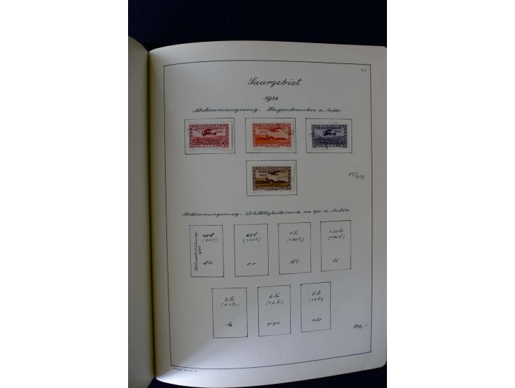 1850/1958, postfrische, ungebrauchte und gestempelte Sammlung mit u.a. Dt. Reich Bl.1, Bl.3 auf Brief etc.; 2 Alben