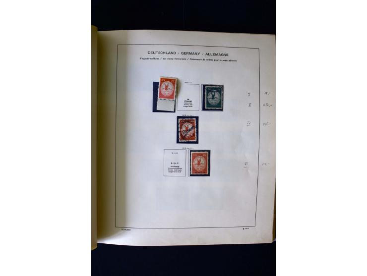 1850/1958, postfrische, ungebrauchte und gestempelte Sammlung mit u.a. Dt. Reich Bl.1, Bl.3 auf Brief etc.; 2 Alben