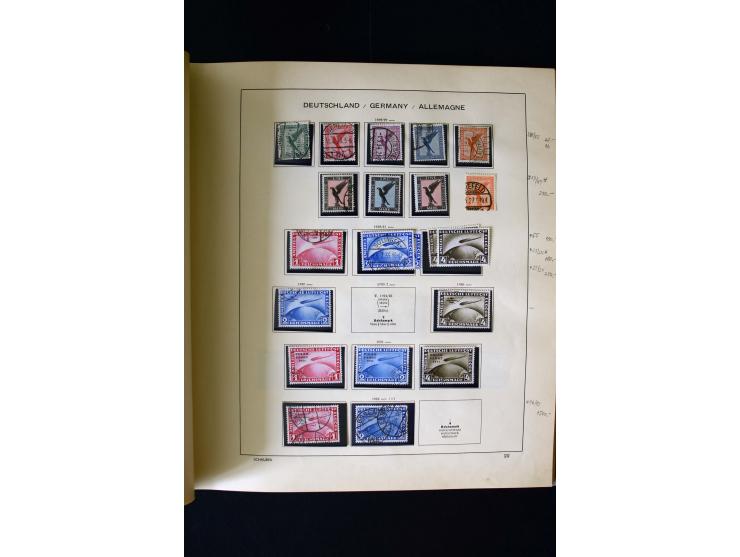 1850/1958, postfrische, ungebrauchte und gestempelte Sammlung mit u.a. Dt. Reich Bl.1, Bl.3 auf Brief etc.; 2 Alben