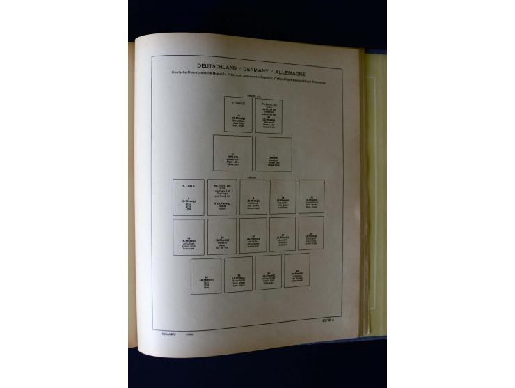 1850/1958, postfrische, ungebrauchte und gestempelte Sammlung mit u.a. Dt. Reich Bl.1, Bl.3 auf Brief etc.; 2 Alben
