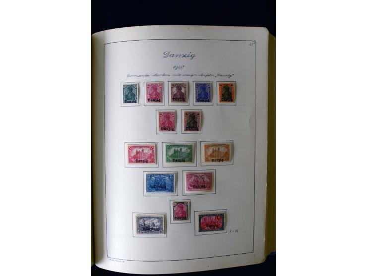 1850/1958, postfrische, ungebrauchte und gestempelte Sammlung mit u.a. Dt. Reich Bl.1, Bl.3 auf Brief etc.; 2 Alben