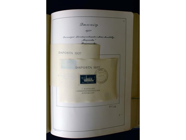 1850/1958, postfrische, ungebrauchte und gestempelte Sammlung mit u.a. Dt. Reich Bl.1, Bl.3 auf Brief etc.; 2 Alben