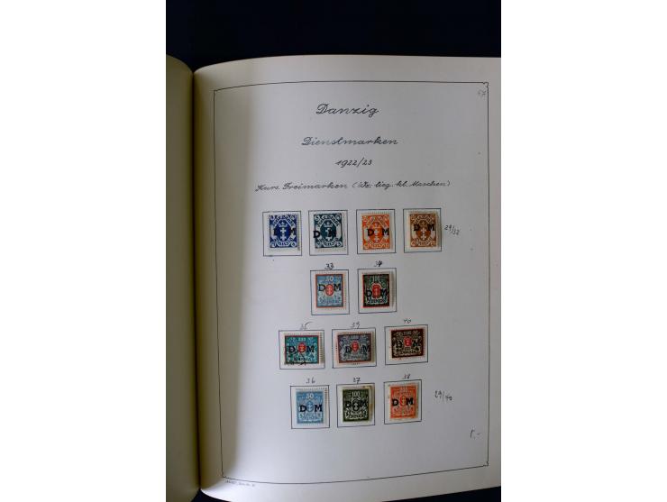 1850/1958, postfrische, ungebrauchte und gestempelte Sammlung mit u.a. Dt. Reich Bl.1, Bl.3 auf Brief etc.; 2 Alben