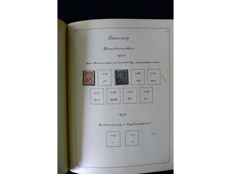 1850/1958, postfrische, ungebrauchte und gestempelte Sammlung mit u.a. Dt. Reich Bl.1, Bl.3 auf Brief etc.; 2 Alben