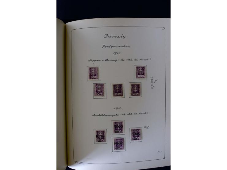1850/1958, postfrische, ungebrauchte und gestempelte Sammlung mit u.a. Dt. Reich Bl.1, Bl.3 auf Brief etc.; 2 Alben