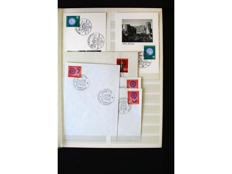 1872/1949, postfrischer, ungebrauchter und gestempelter Posten mit Sammlungen und Doubletten Dt. Reich und Alliierte Besetzun