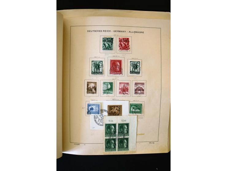 1872/1949, postfrischer, ungebrauchter und gestempelter Posten mit Sammlungen und Doubletten Dt. Reich und Alliierte Besetzun