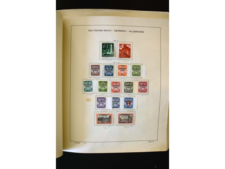 1872/1949, postfrischer, ungebrauchter und gestempelter Posten mit Sammlungen und Doubletten Dt. Reich und Alliierte Besetzun